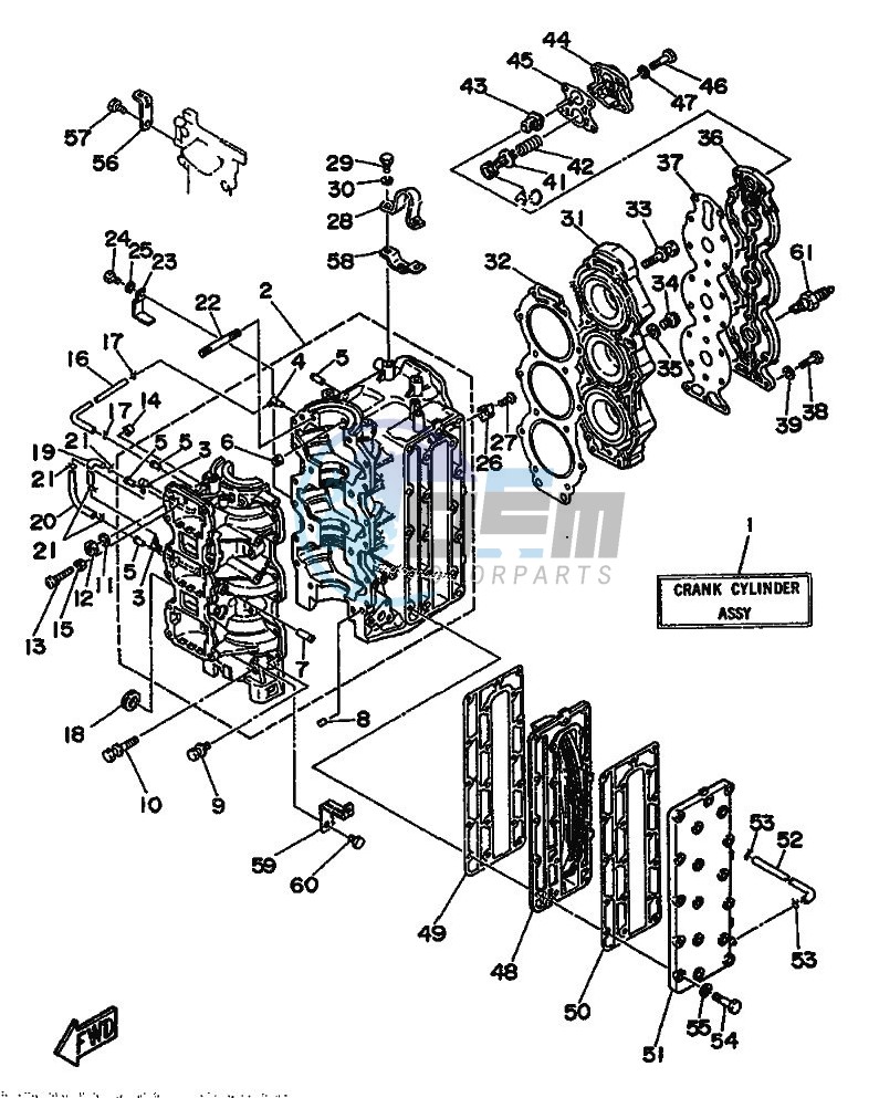 CYLINDER--CRANKCASE