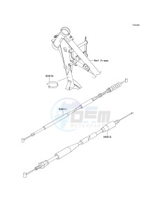 KX 65 A [KX65 MONSTER ENERGY] (A6F - A9FA) A9F drawing CABLES