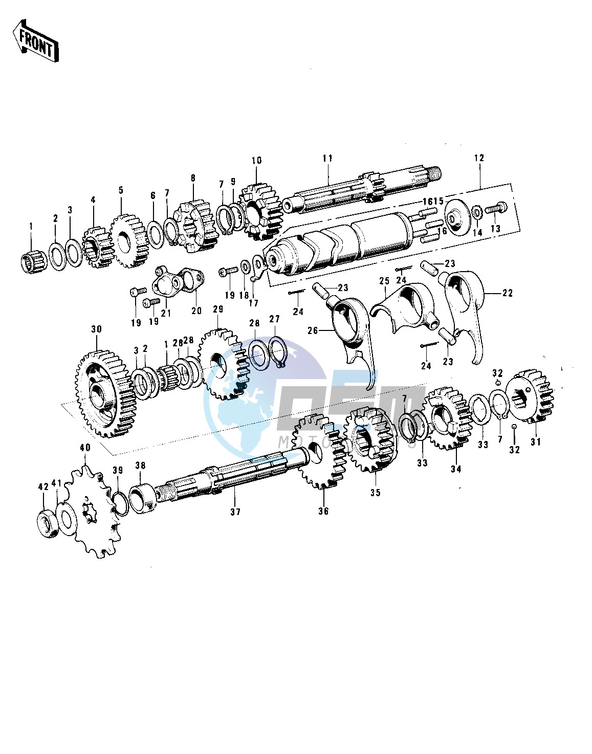 TRANSMISSION_CHANGE DRUM -- 74-75 F7-C_F6-D- -