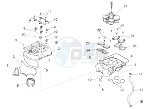 RSV4 1000 RR (EMEA) (EU, IL) drawing Air box