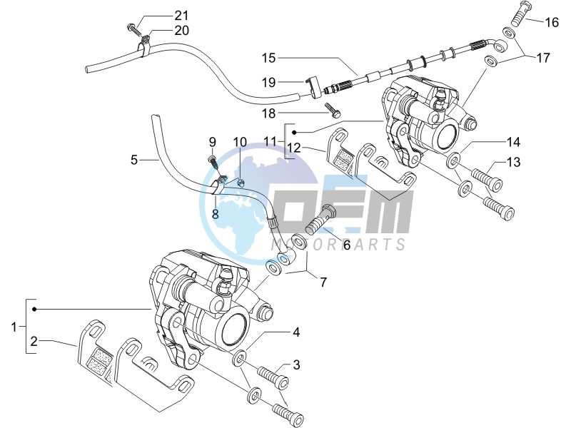 Brakes hose  - Calipers