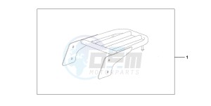 VT750CA drawing REAR CARRIER