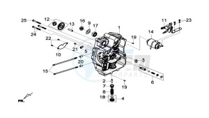 MAXSYM 600I drawing CRANKCASERIGHT