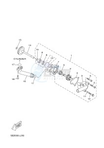 YP250R X-MAX 250 (2DL8 2DL8 2DL8 2DL8) drawing WATER PUMP