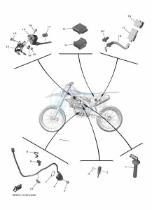 YZ450F (BHR6) drawing ELECTRICAL 1