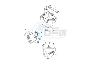 XV S VIRAGO 250 drawing SIDE COVERS