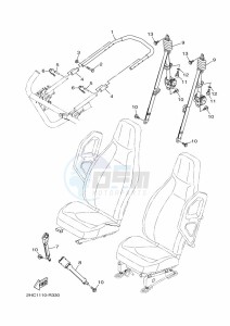 YXZ1000ETS YXZ10YESKL (B5H6) drawing SEAT 2