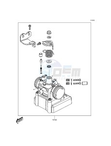 J125 SC125AGFA XX (EU ME A(FRICA) drawing Throttle