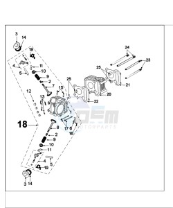 FIGHT 4 50 4T DARKSIDE drawing CYLINDER