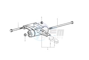 Zip 50 SP drawing Swinging arm