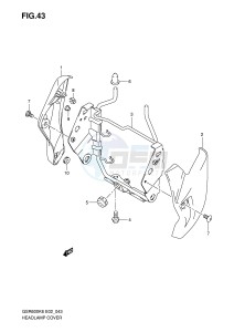 GSR600 (E2) drawing HEADLAMP COVER (MODEL K6 K7)