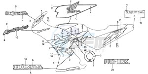 NSR50F drawing STRIPE/MARK (NSR50FS)