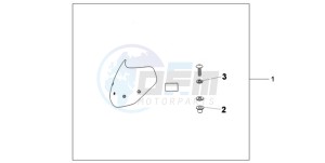 CB600FA39 France - (F / ABS CMF ST 25K) drawing FLY SCREEN