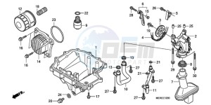 CBF600N9 Europe Direct - (ED) drawing OIL PAN/OIL PUMP