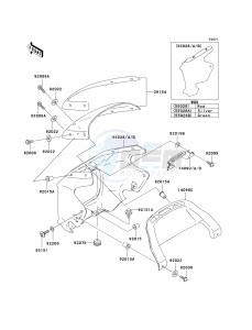 ZR 1200 A [ZRX1200R] (A4-A5) drawing COWLING