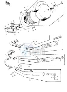 S2 A [MACH II] (-A) 350 [MACH II] drawing AIR CLEANER_MUFFLERS