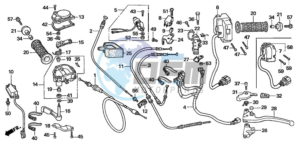 HANDLE LEVER/SWITCH/CABLE