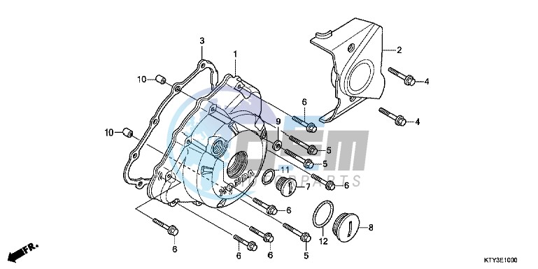 LEFT CRANKCASE COVER