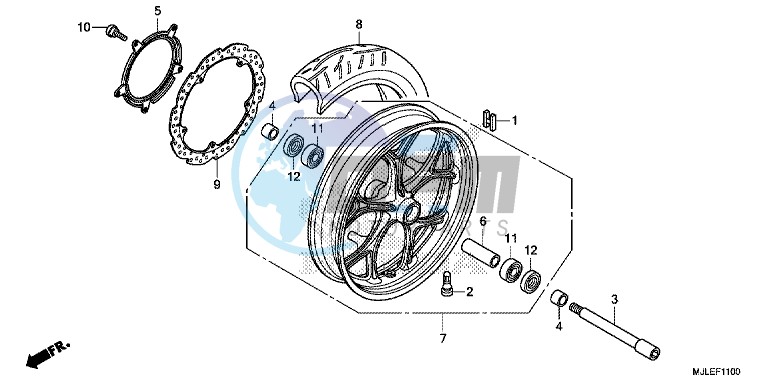 FRONT WHEEL