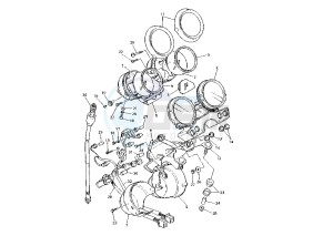 XJR 1200 drawing METER