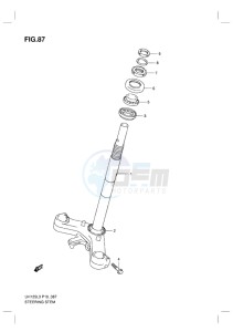 UH125 BURGMAN EU drawing STEERING STEM