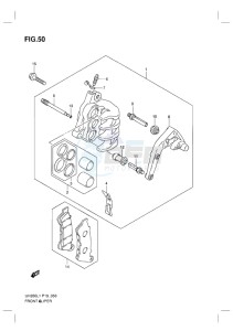 UH200G BURGMAN EU drawing FRONT CALIPER