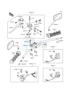 ZR 550 B [ZEPHYR] (B1-B4) [ZEPHYR] drawing HANDLEBAR