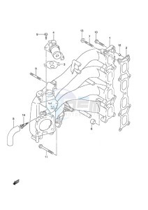 DF 140A drawing Intake Manifold