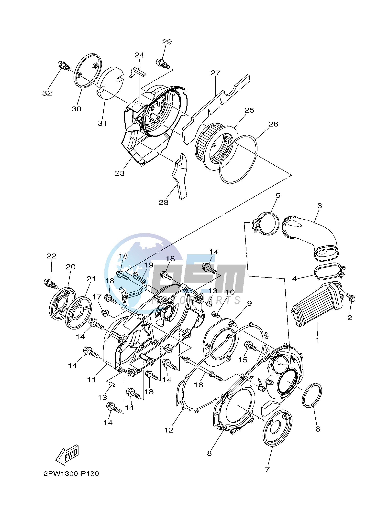 CRANKCASE COVER 2