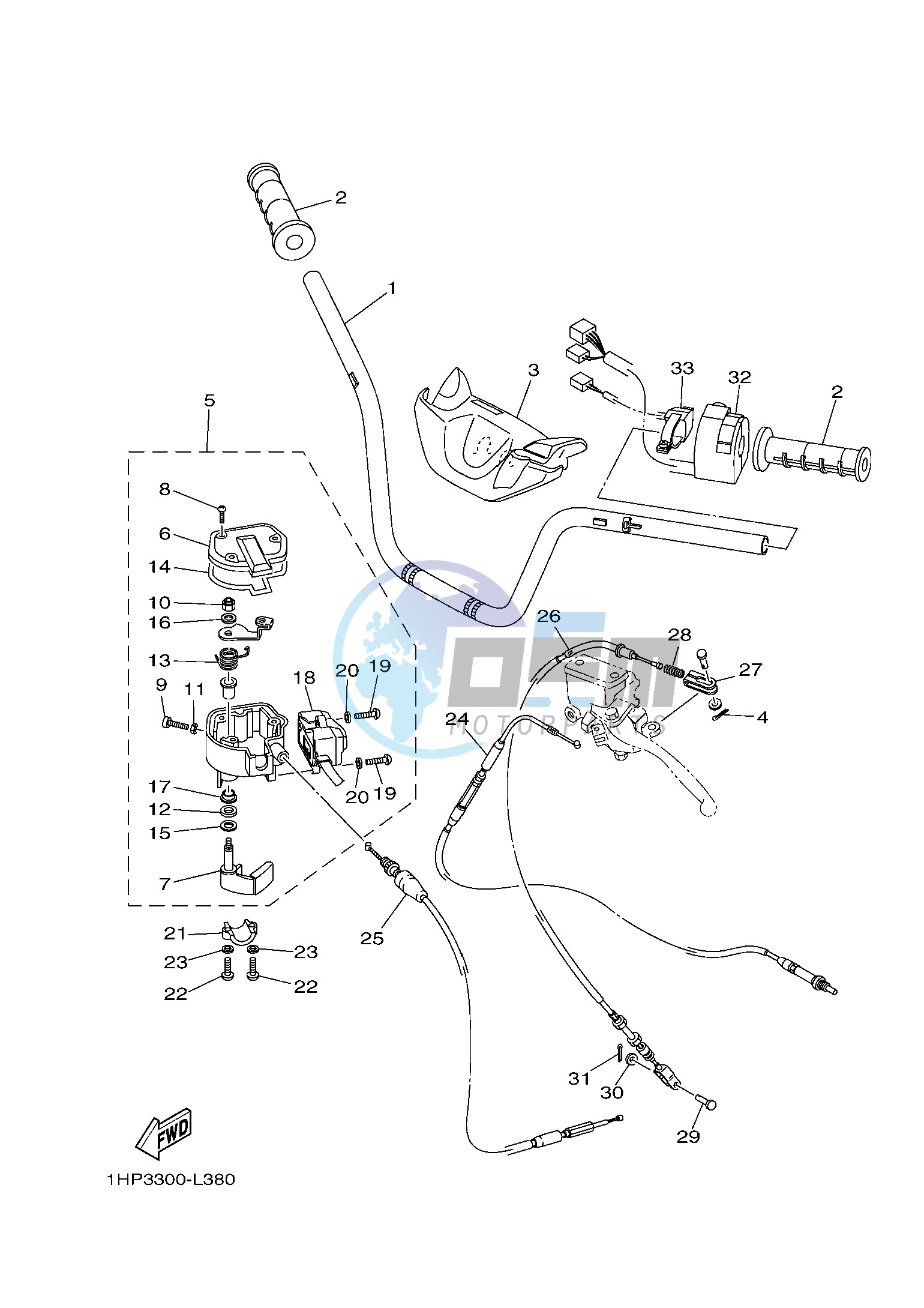 STEERING HANDLE & CABLE