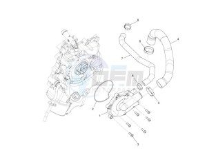 Fuoco 500 e3 800 drawing Cooler pump