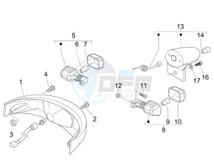 Nexus 300 ie e3 drawing Tail light - Turn signal lamps