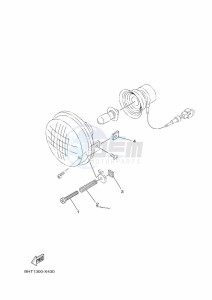 YFM450FWB KODIAK 450 (BHS2) drawing HEADLIGHT