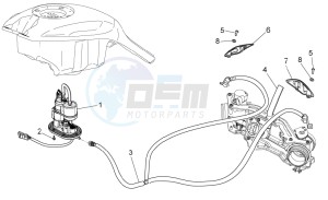 Griso S.E. 1200 8V drawing Fuel supply