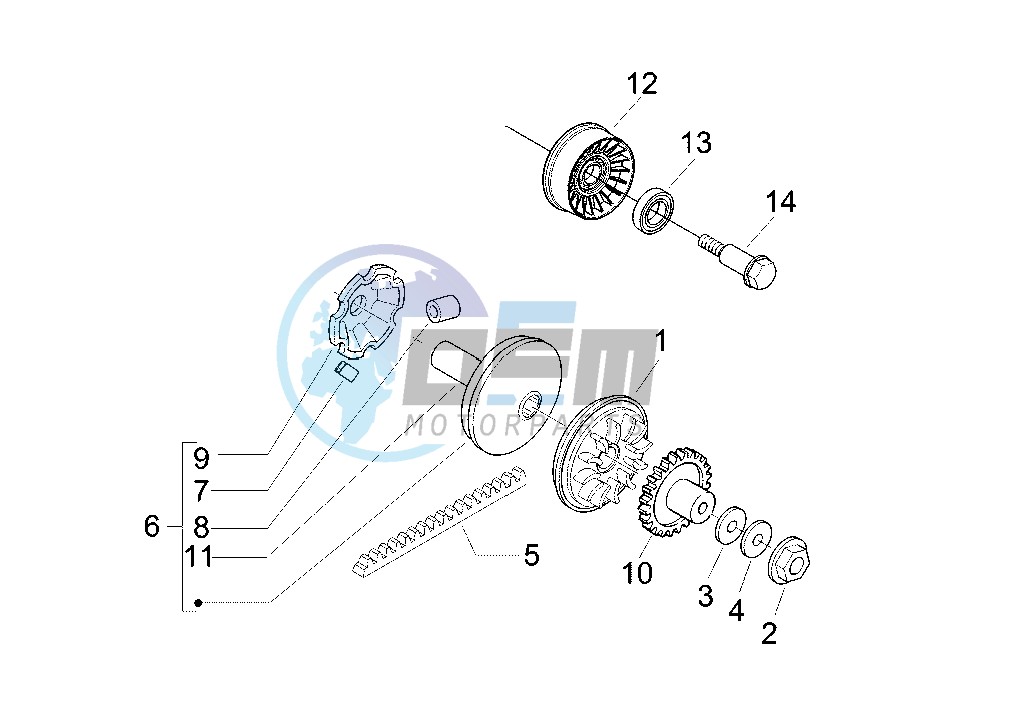 Driving pulley