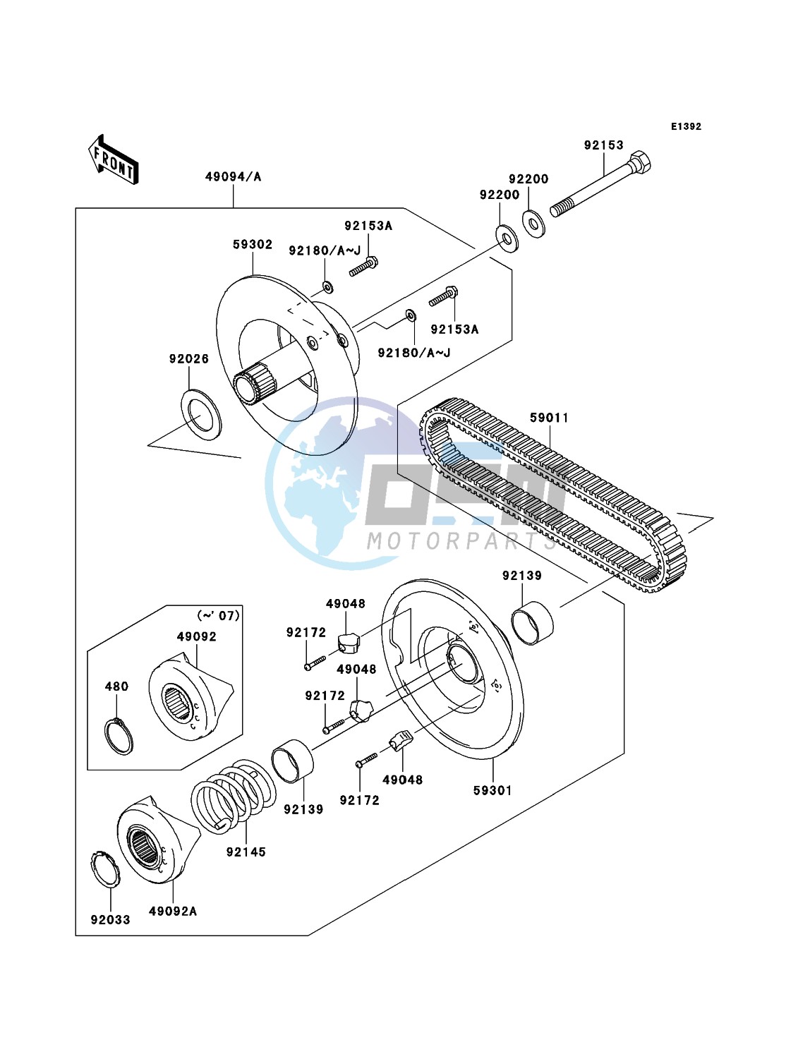 Driven Converter/Drive Belt