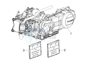 GTS 300 ie ABS (NAFTA) drawing Engine, assembly