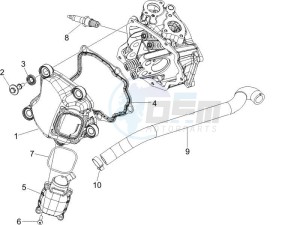 GTV 125 4T (Euro 3) drawing Cylinder head cover