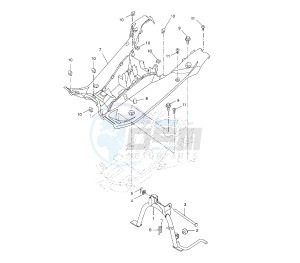 NS AEROX NAKED 50 drawing STAND AND FOOTREST