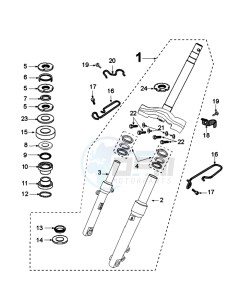 KISBEE SLN drawing FORKS AND STEERING