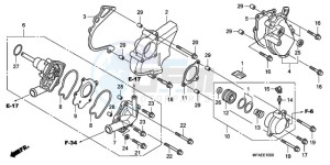 CBF1000AA France - (F / ABS CMF) drawing WATER PUMP