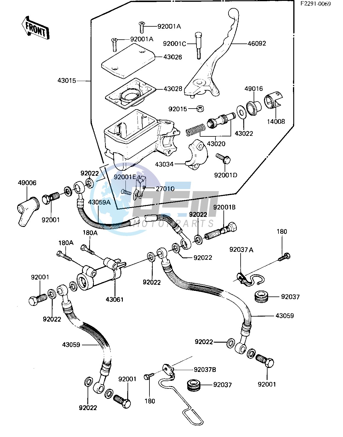 FRONT MASTER CYLINDER