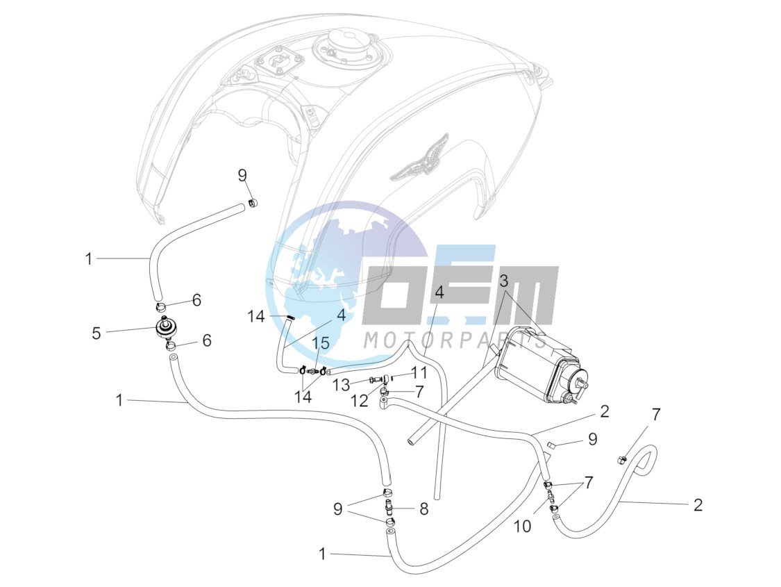 Fuel vapour recover system