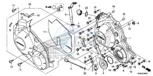 CBR1000RRF Fireblade - CBR1000RR 2ED - (2ED) drawing RIGHT CRANKCASE COVER