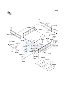 MULE 3010 4x4 KAF620-E5 EU drawing Carrier(s)