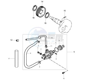 CS JOG R 50 drawing OIL PUMP