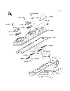 NINJA_ZX-10R ZX1000JEF FR XX (EU ME A(FRICA) drawing Cylinder Head Cover