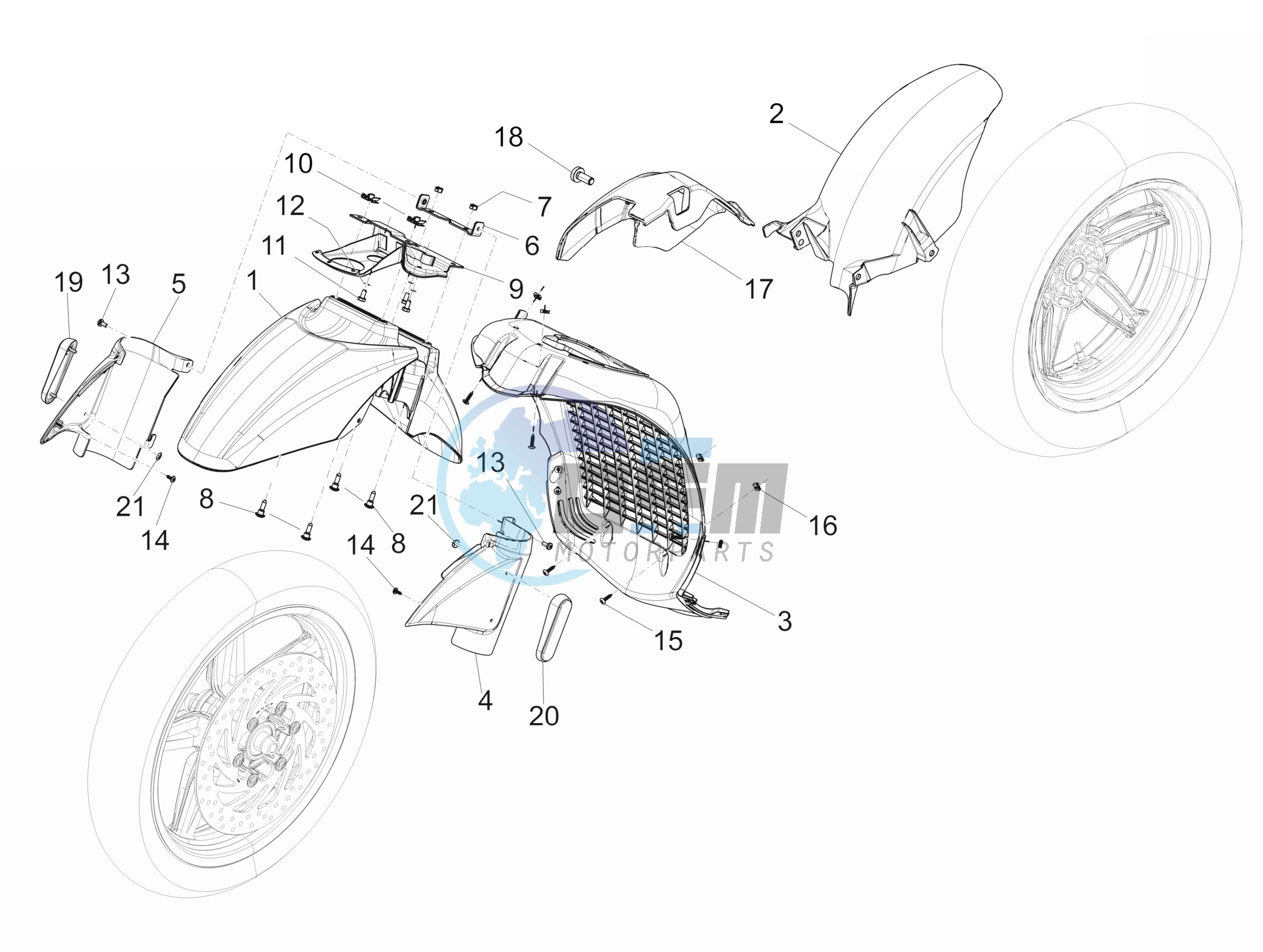 Wheel housing - Mudguard