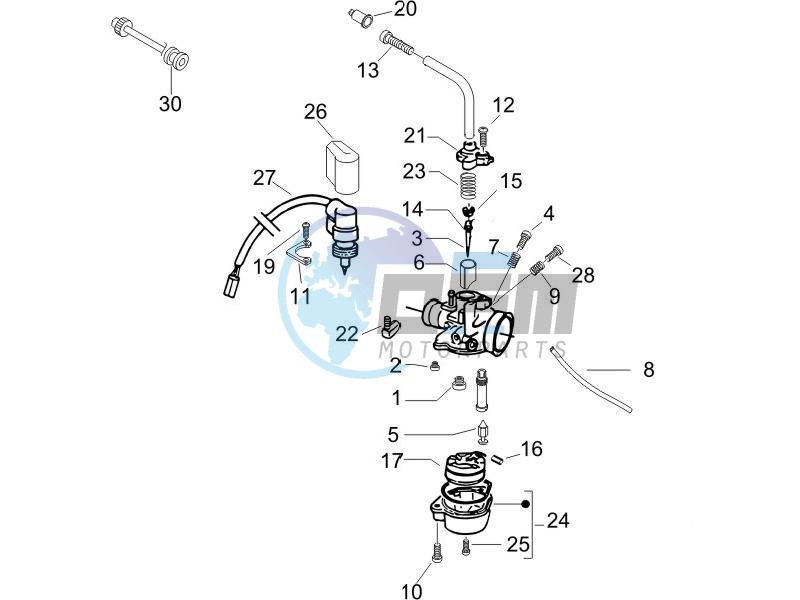 Carburetors components