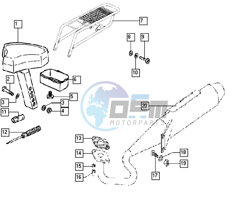 Seat-exhaust